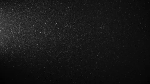 Natural Dust Particles Float On Black Background. Dust In Motion. Stock Footage 123481661