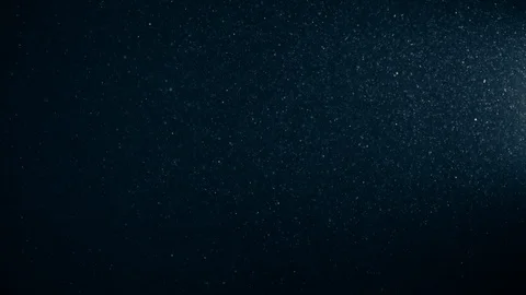 Natural Dust Particles Float On Black Background. Dust In Motion. Stock Footage 123500958