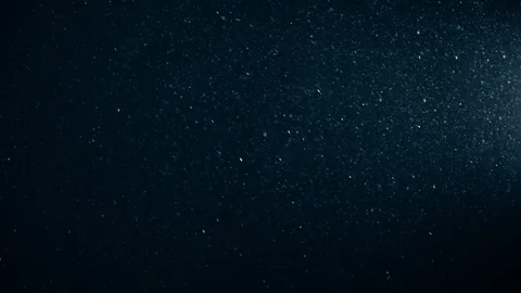 Natural Dust Particles Float On Black Background. Dust In Motion. Stock Footage 123501332
