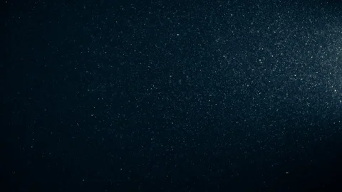 Natural Dust Particles Float On Black Background. Dust In Motion. Stock Footage 123501513