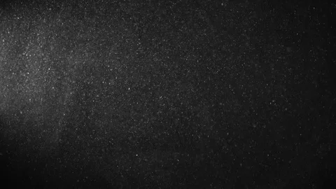 Natural Dust Particles Float On Black Background. Dust In Motion. Stock Footage 123695298
