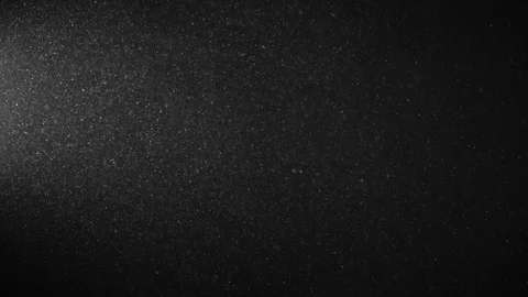 Natural Dust Particles Float On Black Background. Dust In Motion. Stock Footage 123696174