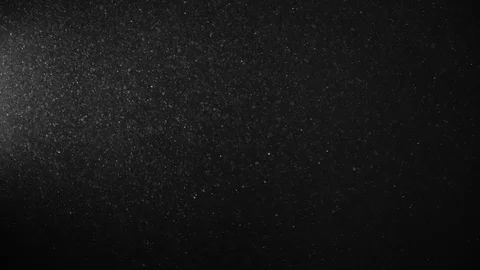 Natural Dust Particles Float On Black Background. Dust In Motion. Stock Footage 123696534