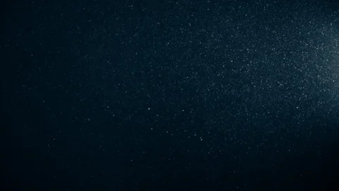 Natural Dust Particles Float On Black Background. Dust In Motion. Stock Footage 123696571