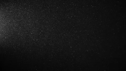 Natural Dust Particles Float On Black Background. Dust In Motion. 스톡 동영상 123697490