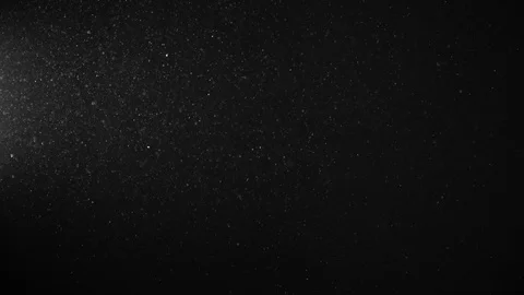 Natural Dust Particles Float On Black Background. Dust In Motion. Stock Footage 123702125