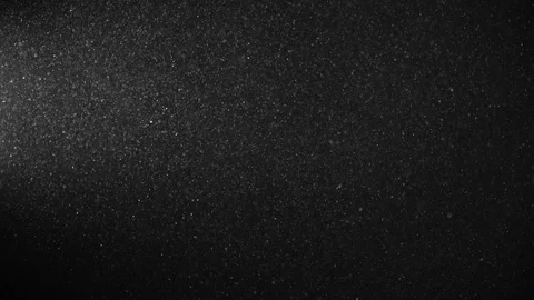 Natural Dust Particles Float On Black Background. Dust In Motion. Stock Footage 123703750