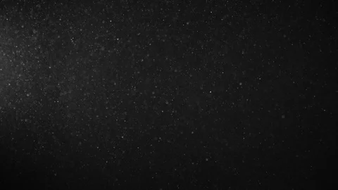 Natural Dust Particles Float On Black Background. Dust In Motion. Stock Footage 123706754