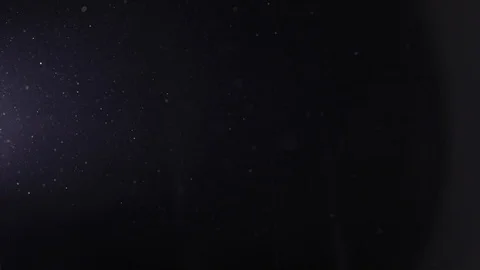 Natural dust particles float on black background. Stock Footage 125029943