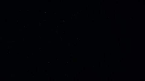 Natural Dust Particles Float On Black Background. Dust In Motion. Stock Footage 247585549