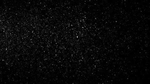 Natural Dust Particles Float On Black Background. Dust In Motion. Stock Footage 301262686