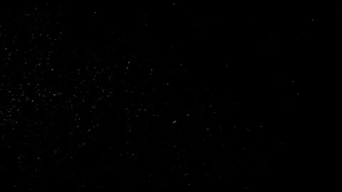 Natural Dust Particles Float On Black Background. Dust In Motion. Stock Footage 301262815