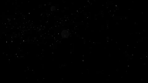 Natural Dust Particles Float On Black Background. Dust In Motion. Stock Footage 301483603