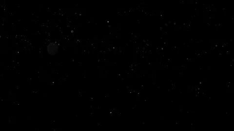 Natural Dust Particles Float On Black Background. Dust In Motion. Stock Footage 301484077
