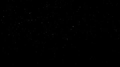 Natural Dust Particles Float On Black Background. Dust In Motion. Stock Footage 302323327