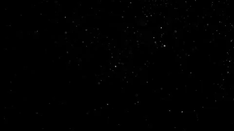 Natural Dust Particles Float On Black Background. Dust In Motion. Stock Footage 302324163