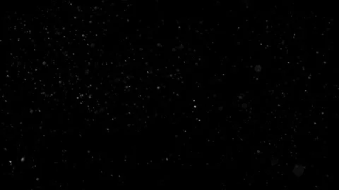 Natural Dust Particles Float On Black Background. Dust In Motion. Stock Footage 302324560