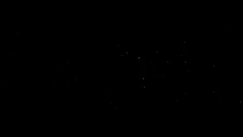 Natural Dust Particles Float On Black Background. Dust In Motion. Stock Footage 305956361