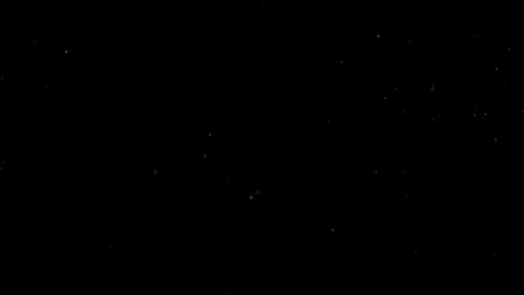 Natural Dust Particles Float On Black Background. Dust In Motion. Stock Footage 305956380