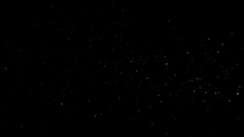 Natural Dust Particles Float On Black Background. Dust In Motion. Stock Footage 305956550