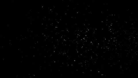 Natural Dust Particles Float On Black Background. Dust In Motion. Stock Footage 305956582