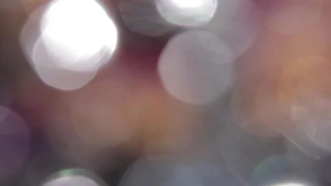 Natural effects of full-screen colored bokeh lights Vídeos de archivo 318159926