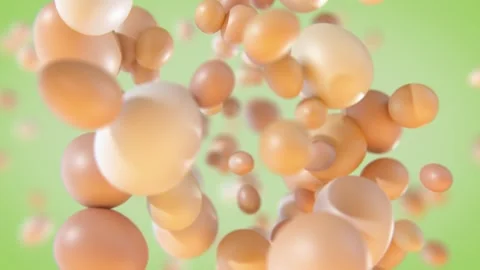 Natural eggs explosion in slow motion Video stock 263466405
