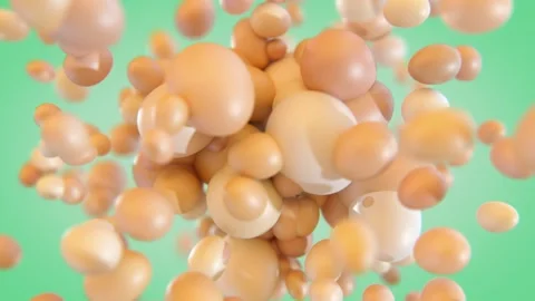 Natural eggs explosion in slow motion Video stock 263466406
