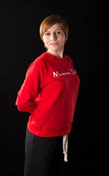 Natural Elegance in Studio Foto stock