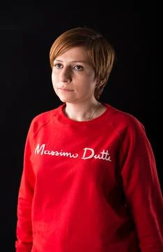 Natural Elegance in Studio Foto stock