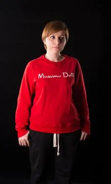 Natural Elegance in Studio Foto stock