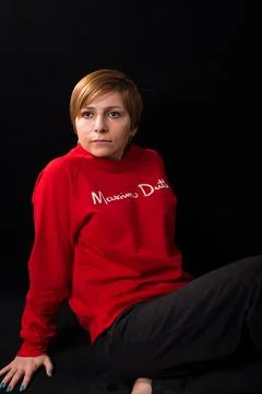 Natural Elegance in Studio Foto stock