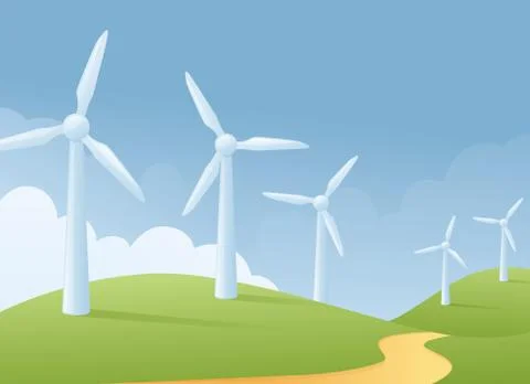 Natural energy Stock Illustration