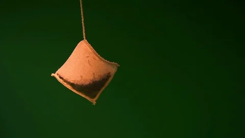 Natural environmental materials for tea packing Stock Footage 129506375