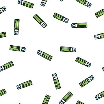 Natural extract from cucumber vector seamless pattern Stock Illustration