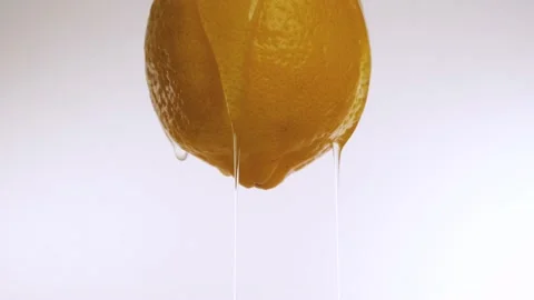 Natural extraction essential of lemon Stock Footage 205061639