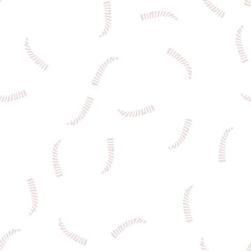 Natural eyebrow glyph seamless pattern Stock Illustration