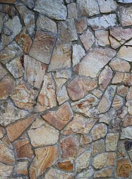 Natural Flagstone Wall Texture Background Stock Photos