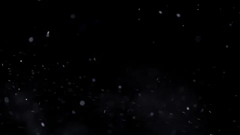 Natural floating particles on black back... | Stock Video | Pond5