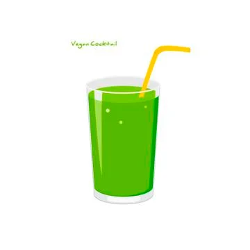 Natural Fresh Juice Stock Illustration