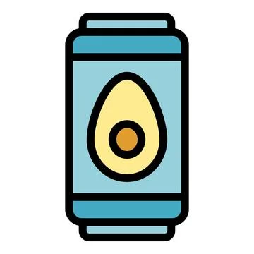 Natural fruit drink icon vector flat Stock Illustration