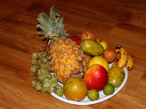 Natural fruit for a healthy diet Stock Photos