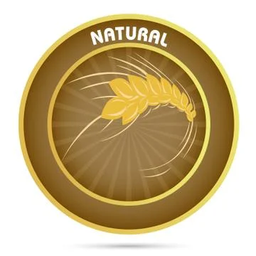 Natural grain Stock Illustration
