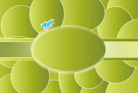 Natural green background Stock Illustration