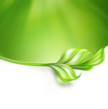 Natural green background Stock Illustration