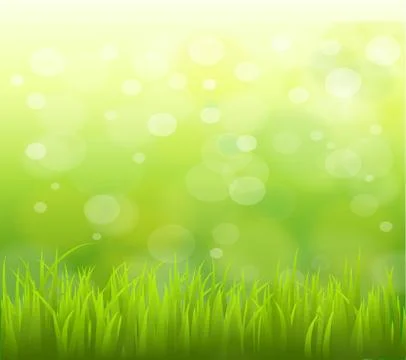 Natural green background with selective focus Stock Illustration