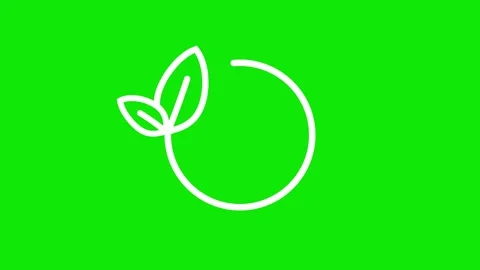 Natural Green Leaf Frame Eco Energy Saving Background with Copy Space 4K Stock Footage 332919833
