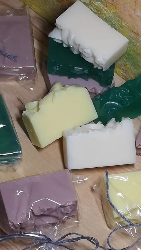 Natural handmade soap Vídeo Stock 226969200