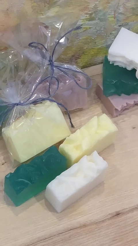 Natural handmade soap Vídeo Stock 226969315