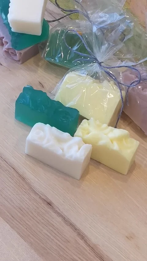 Natural handmade soap Stock Footage 226969346